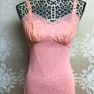 Beautiful Apricot Lace Slip - Size 34